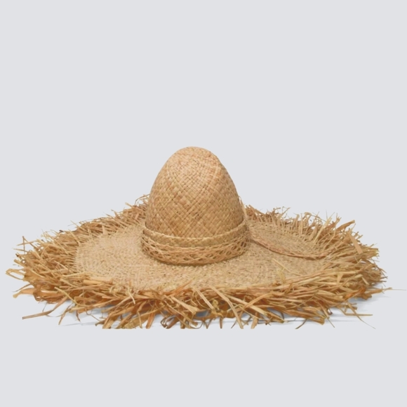Gigi Burris Ete Straw Hat in Natural MSRP $398 - Picture 3 of 15